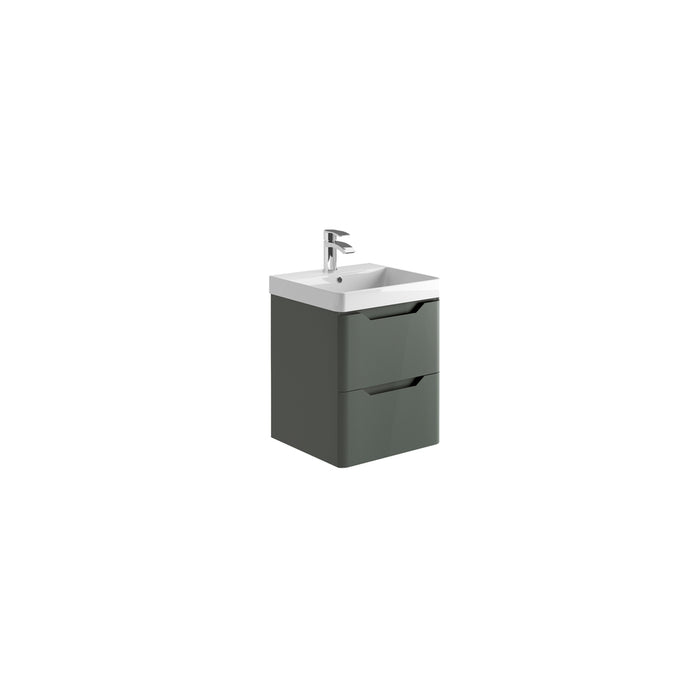 Scudo Ella 2 Drawer Wall Hung Vanity Unit with Basin