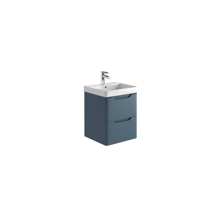 Scudo Ella 2 Drawer Wall Hung Vanity Unit with Basin