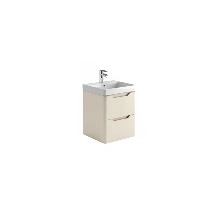 Scudo Ella 2 Drawer Wall Hung Vanity Unit with Basin