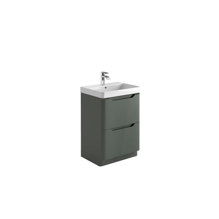 Scudo Ella 2 Drawer Floorstanding Vanity Unit with Basin