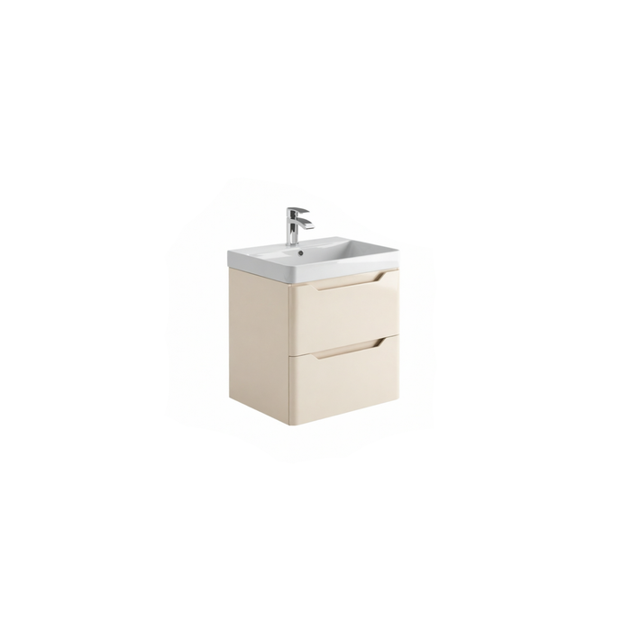 Scudo Ella 2 Drawer Wall Hung Vanity Unit with Basin