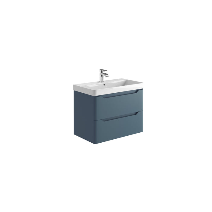 Scudo Ella 2 Drawer Wall Hung Vanity Unit with Basin