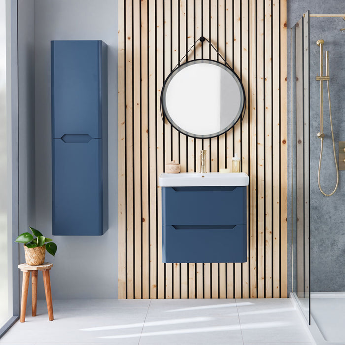 Scudo Ella 2 Drawer Wall Hung Vanity Unit with Basin