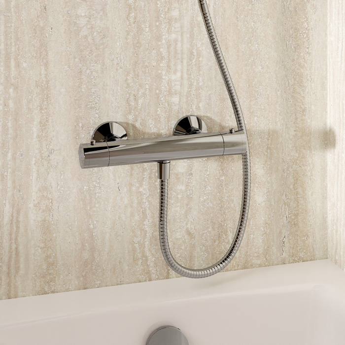 Crosswater Kai Exposed Thermostatic Shower Valve - Chrome