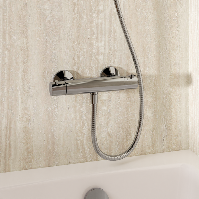 Crosswater Kai TMV2 Exposed Thermostatic Shower Valve - Chrome