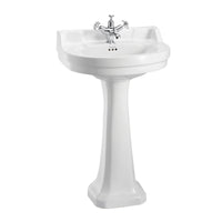 Burlington Edwardian Round Basin With Pedestal