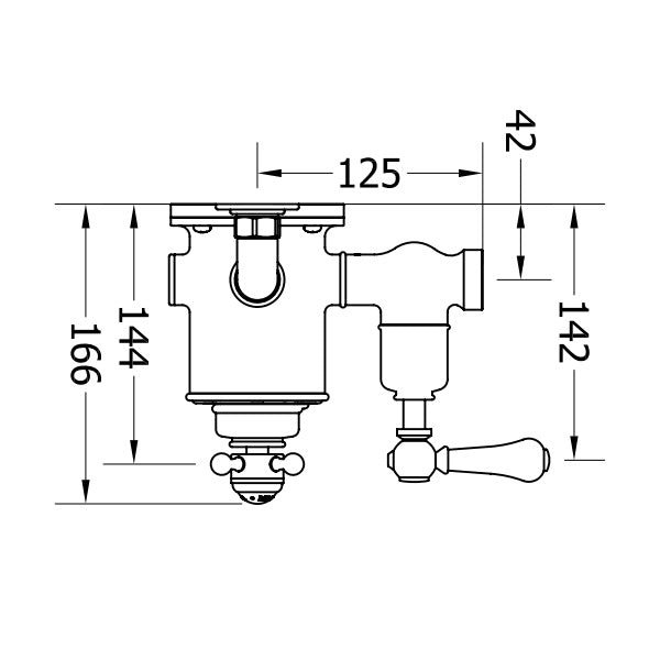 Crosswater Belgravia 1 Outlet Exposed Shower Valve With Kit