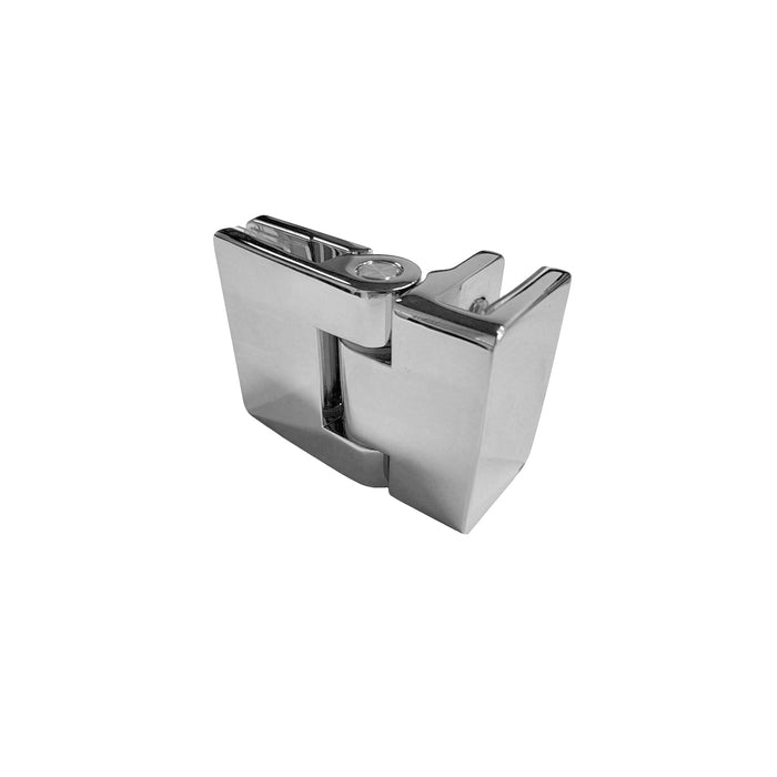 Scudo Forte Fluted Glass Hinged Flipper Panel 275mm with Metallic Hinges