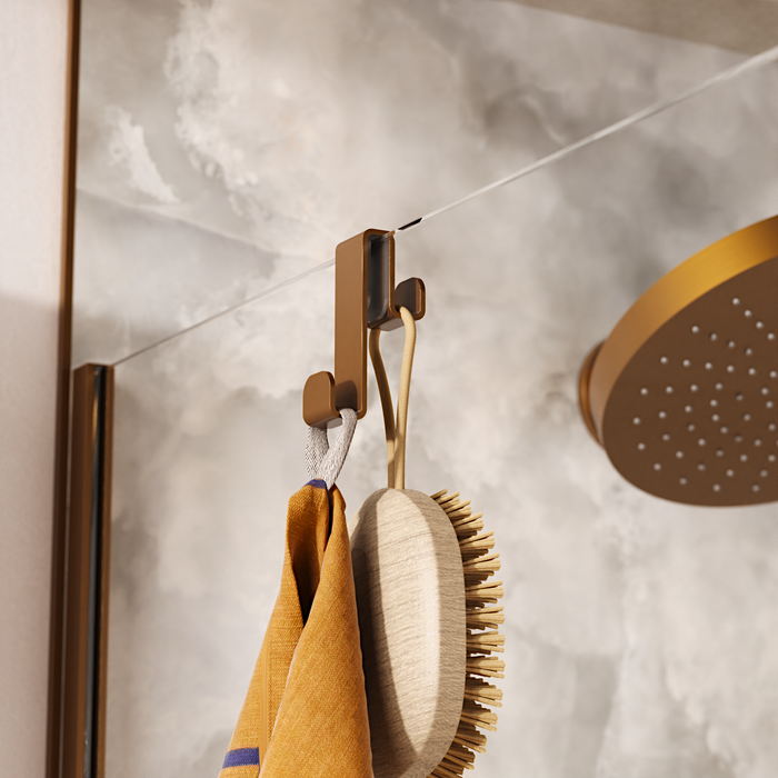 Crosswater Fold Single Over Shower Robe Hook