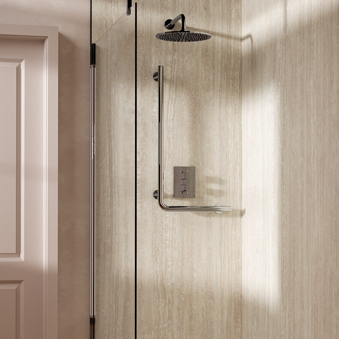 Crosswater Angle Grab Bar - Right Handed