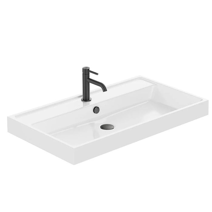 Vado Groove 2 Drawer Wall Hung Vanity Unit with Basin
