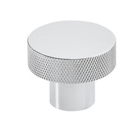 Scudo Knurled Round Furniture Handle 42.5mm