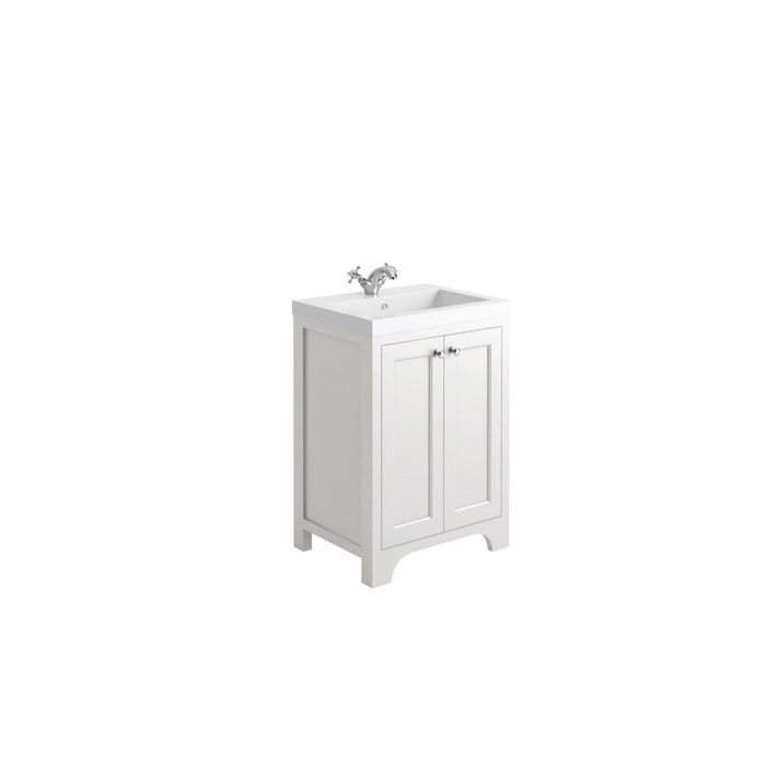 Scudo Brunswick 2 Door Floorstanding Vanity Unit with Basin & Chrome Handles