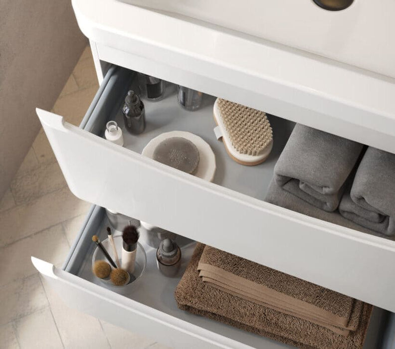 Scudo Bella 2 Drawer Floorstanding Vanity Unit with Ceramic Basin