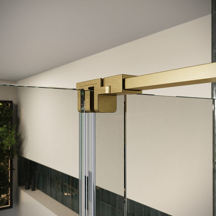 Scudo Momentum 8mm Sliding Shower Door with Side Panel