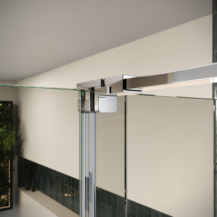 Scudo Momentum 8mm Sliding Shower Door with Side Panel