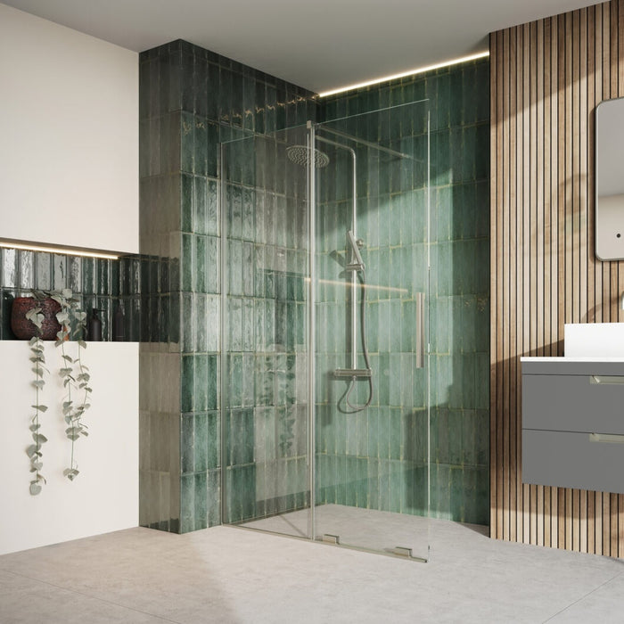 Scudo Momentum 8mm Sliding Shower Door with Side Panel