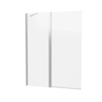 Britton Hoxton 6 Double Panel Bath Screen - 1500mm x 1150mm