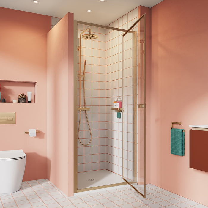 Britton Hoxton 6 Recessed Pivot Shower Door