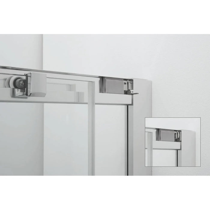 Britton Hoxton 6 Single Door Offset Quadrant Shower Enclosure
