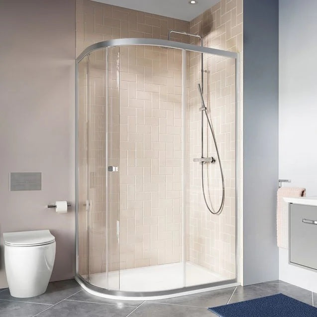 Britton Hoxton 6 Single Door Offset Quadrant Shower Enclosure