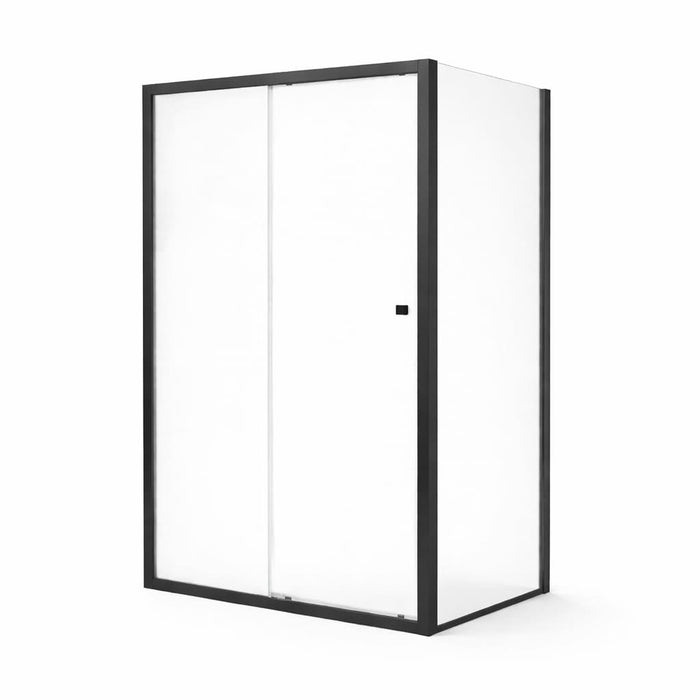 Britton Hoxton 6 Single Sliding Shower Door with Side Panel