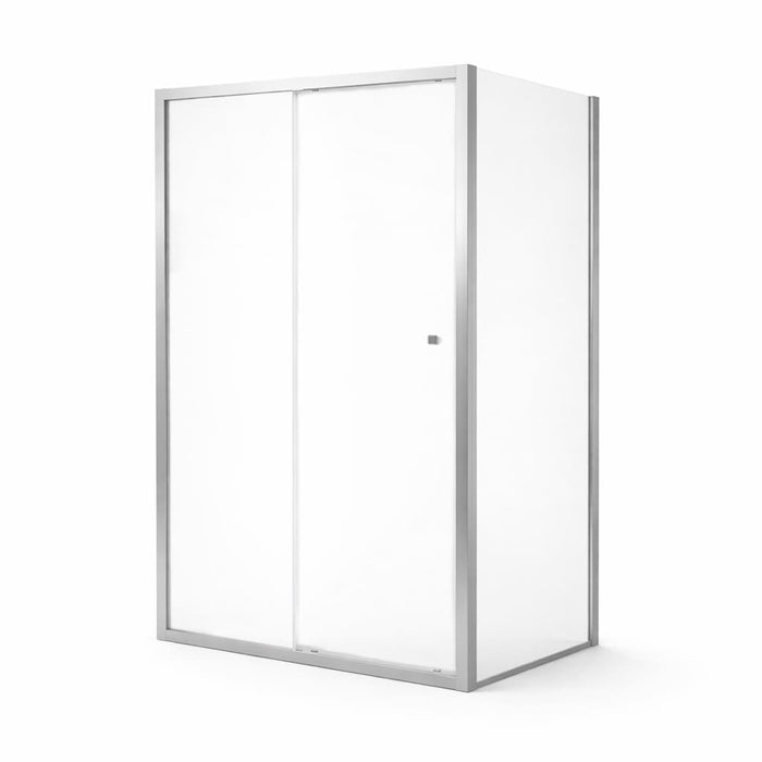 Britton Hoxton 6 Single Sliding Shower Door with Side Panel