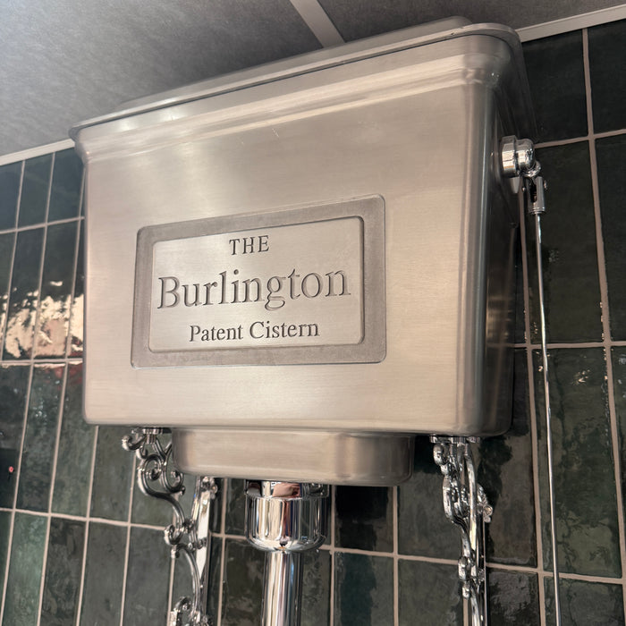 Ex-Display Burlington Comfort Height High Level Traditional Toilet Aluminium Cistern