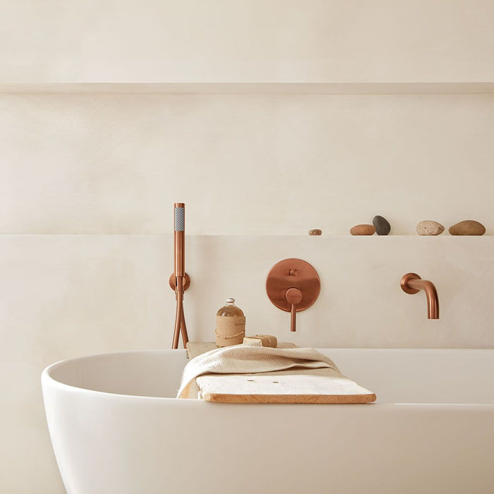 Vado Individual Showering Solutions Single Function Hand Held Shower Head With Hose Bracket And Integrated Outlet