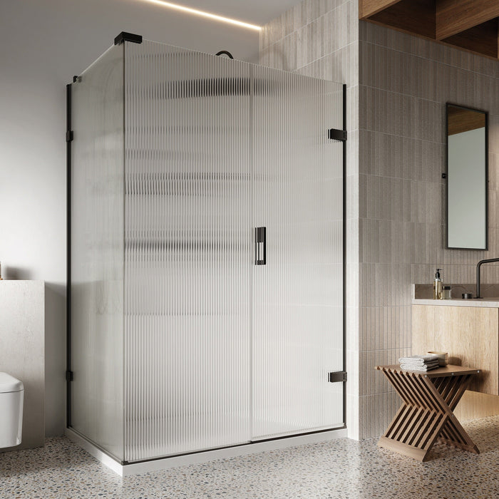 Roman Liberty Hinged Shower Door With Inline