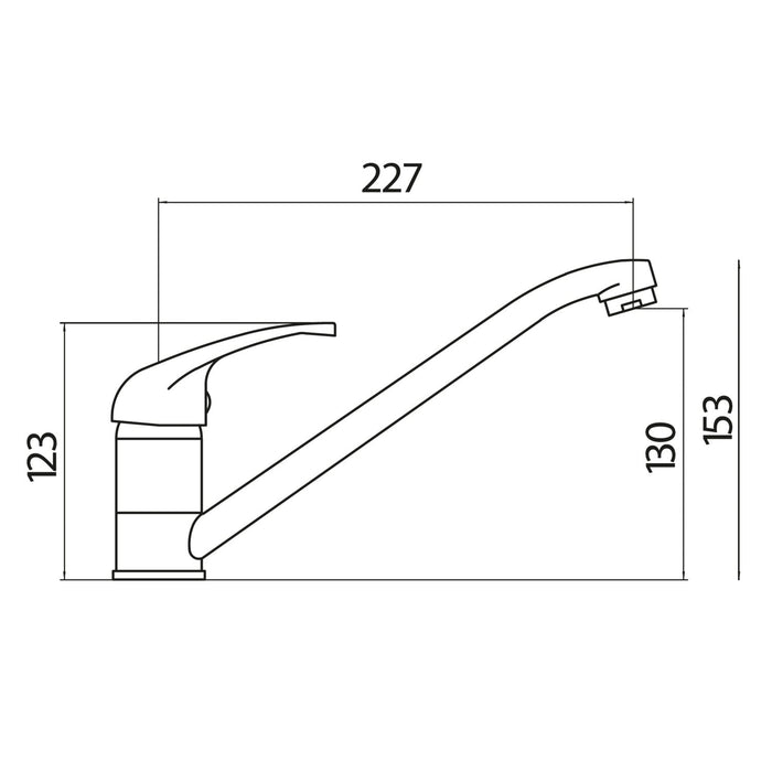 Scudo Aruba Mono Kitchen Mixer Tap