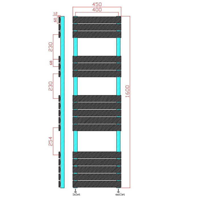 Scudo Life Designer Heated Towel Rail