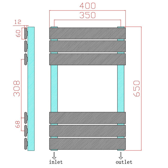 Scudo Life Designer Heated Towel Rail