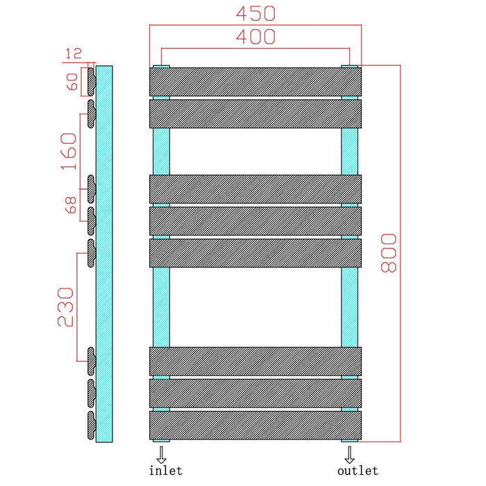 Scudo Life Designer Heated Towel Rail