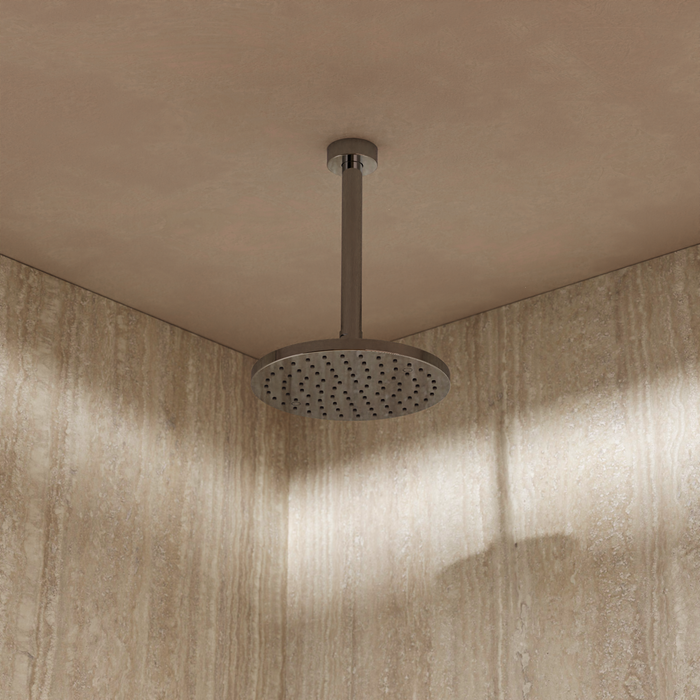 Crosswater Fusion Shower Head With Shower Arm - Chrome