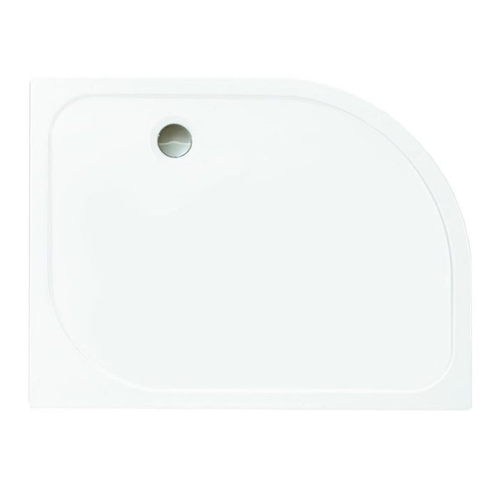 Merlyn Ionic Touchstone Offset Quadrant Shower Tray - White
