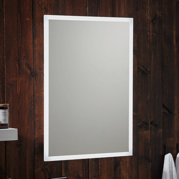 Scudo Mosca Rectangular Bluetooth Illuminated LED Mirror - 700mm x 500mm
