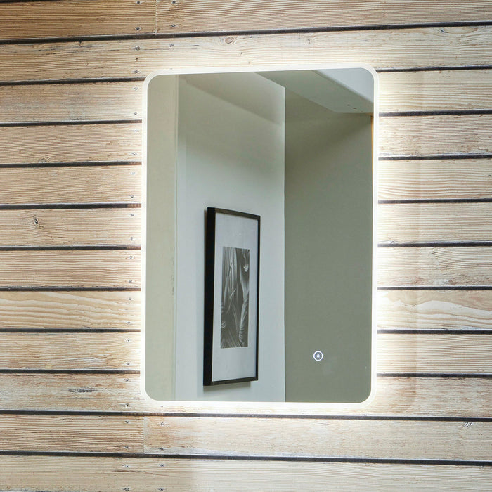 Scudo Vivid Rectangular Illuminated LED Mirror - 700mm x 500mm