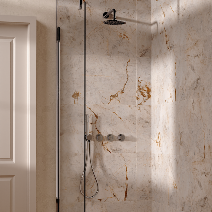 Crosswater Module Shower Set 8 with Fixed Head & Handset