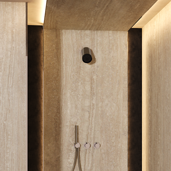 Crosswater Module Plus Shower Set 3 with Fixed Head & Handset