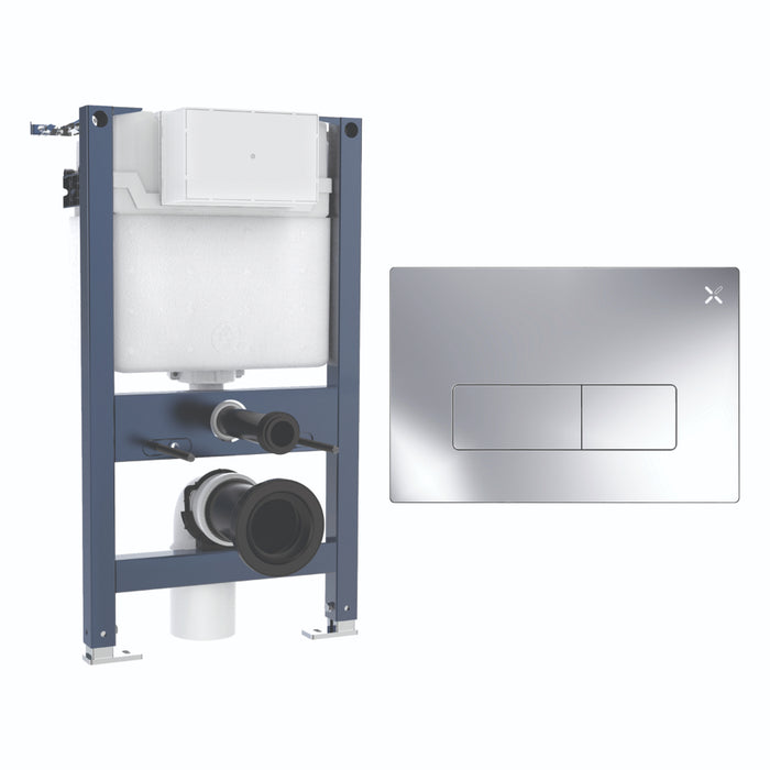 Crosswater MPRO 820mm Concealed Cistern Toilet Frame Set 1