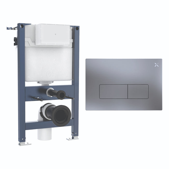 Crosswater MPRO 820mm Concealed Cistern Toilet Frame Set 1