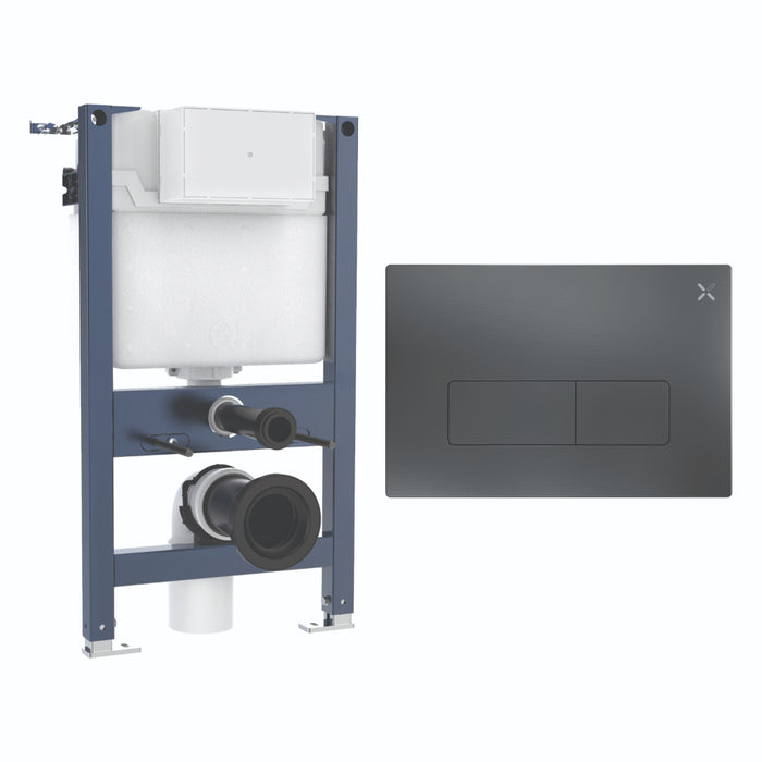 Crosswater MPRO 820mm Concealed Cistern Toilet Frame Set 1