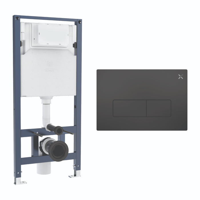 Crosswater MPRO 1120mm Concealed Cistern Toilet Frame Set 3
