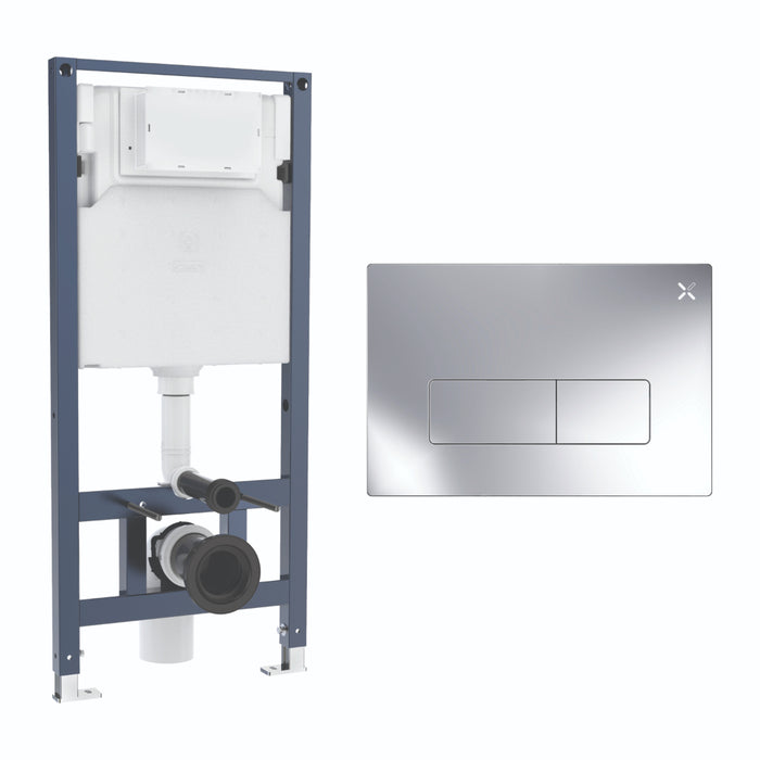 Crosswater MPRO 1120mm Concealed Cistern Toilet Frame Set 3