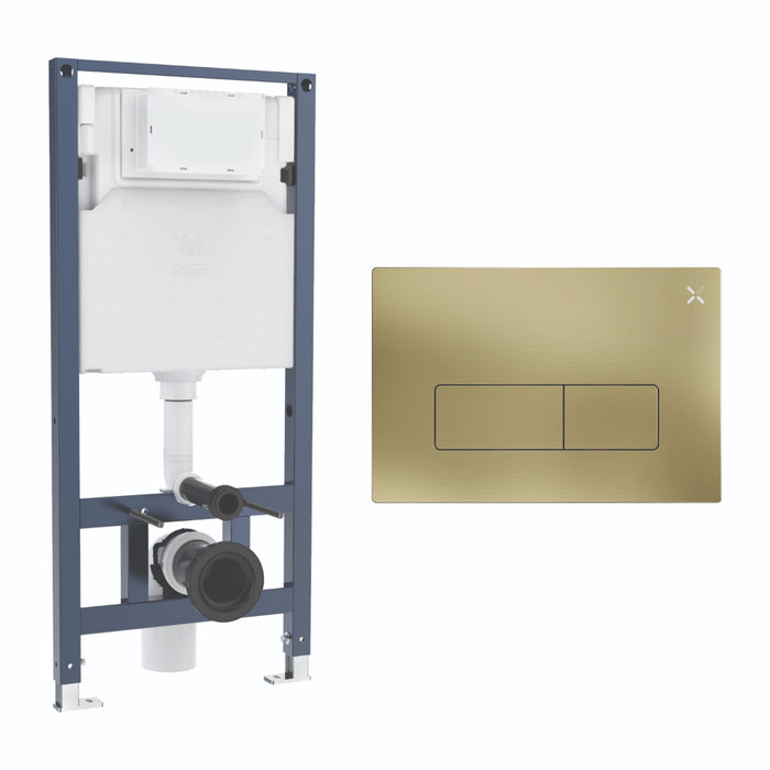 Crosswater MPRO 1120mm Concealed Cistern Toilet Frame Set 3