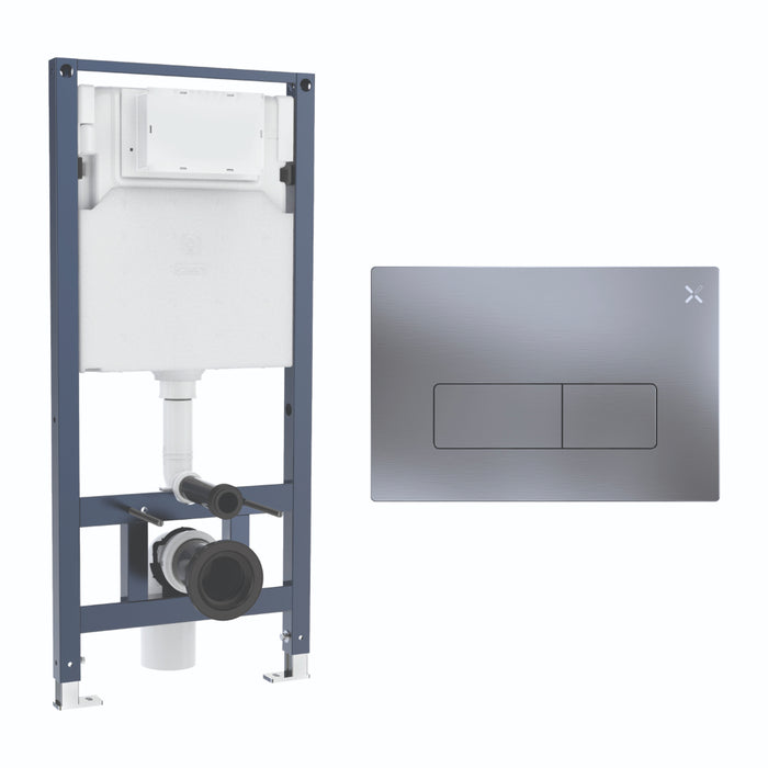Crosswater MPRO 1120mm Concealed Cistern Toilet Frame Set 3