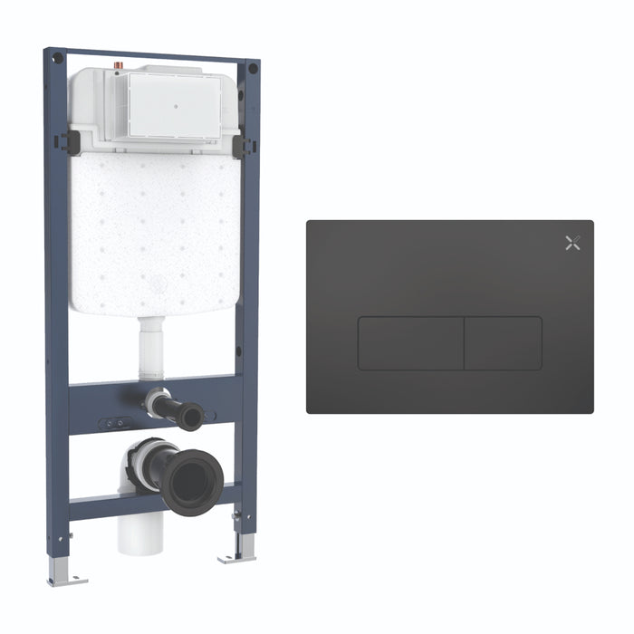 Crosswater MPRO Slim 1120mm Concealed Cistern Toilet Frame Set 4