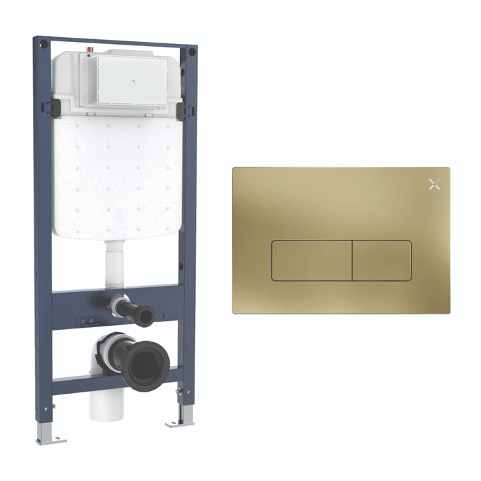 Crosswater MPRO Slim 1120mm Concealed Cistern Toilet Frame Set 4
