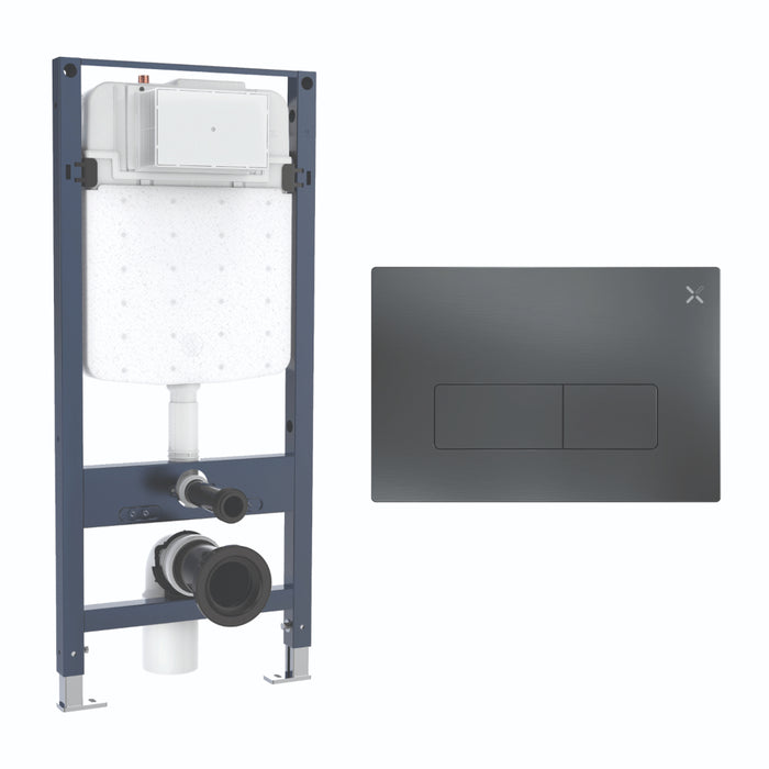 Crosswater MPRO Slim 1120mm Concealed Cistern Toilet Frame Set 4